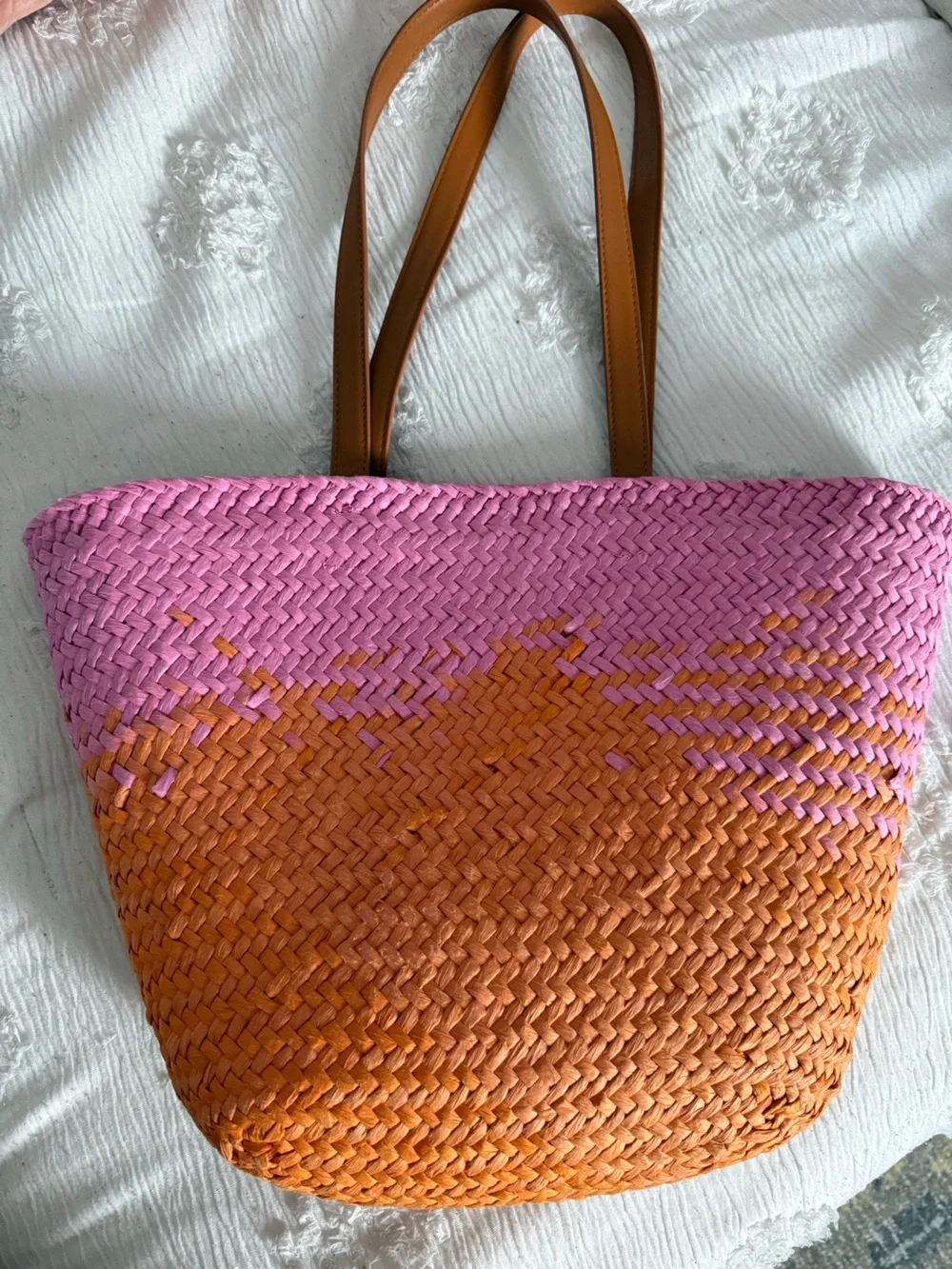 LOFT Woven Beach Bag